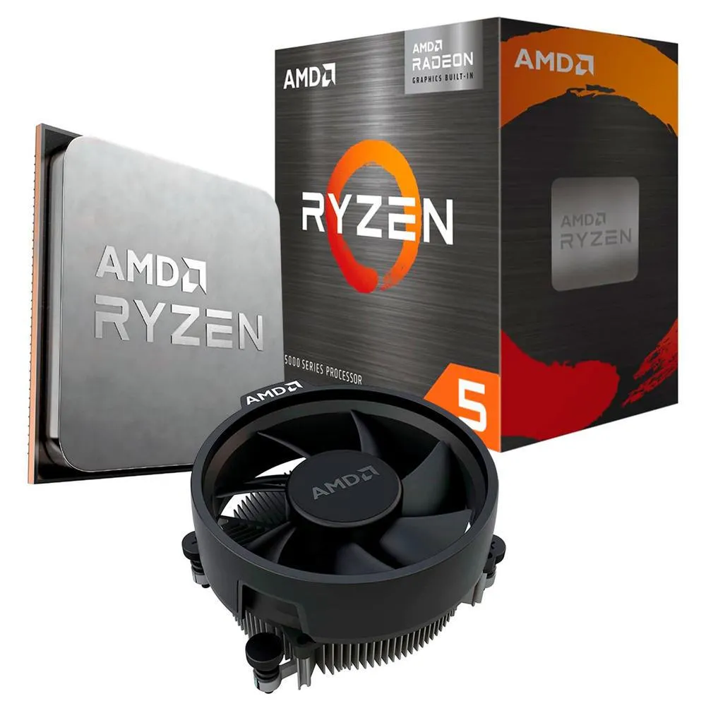 Processador Amd Ryzen 5 5600gt Cooler, Com Vdeo, 6 Cores, 19mb Cache, 4.6ghz Turbo Am4, Wraith Stealth - 100-100001488box